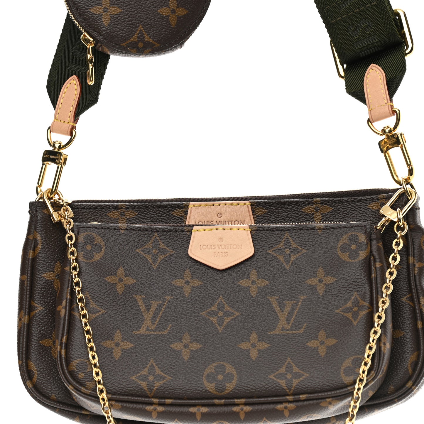 Monogram Multi Pochette Accessories Kaki