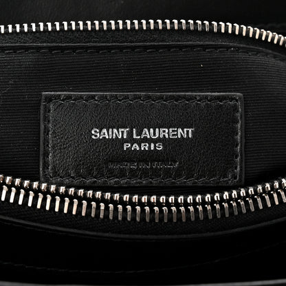 Saint Laurent Calfskin Y Quilted Monogram Large Loulou Chain Satchel Black 10 of 19