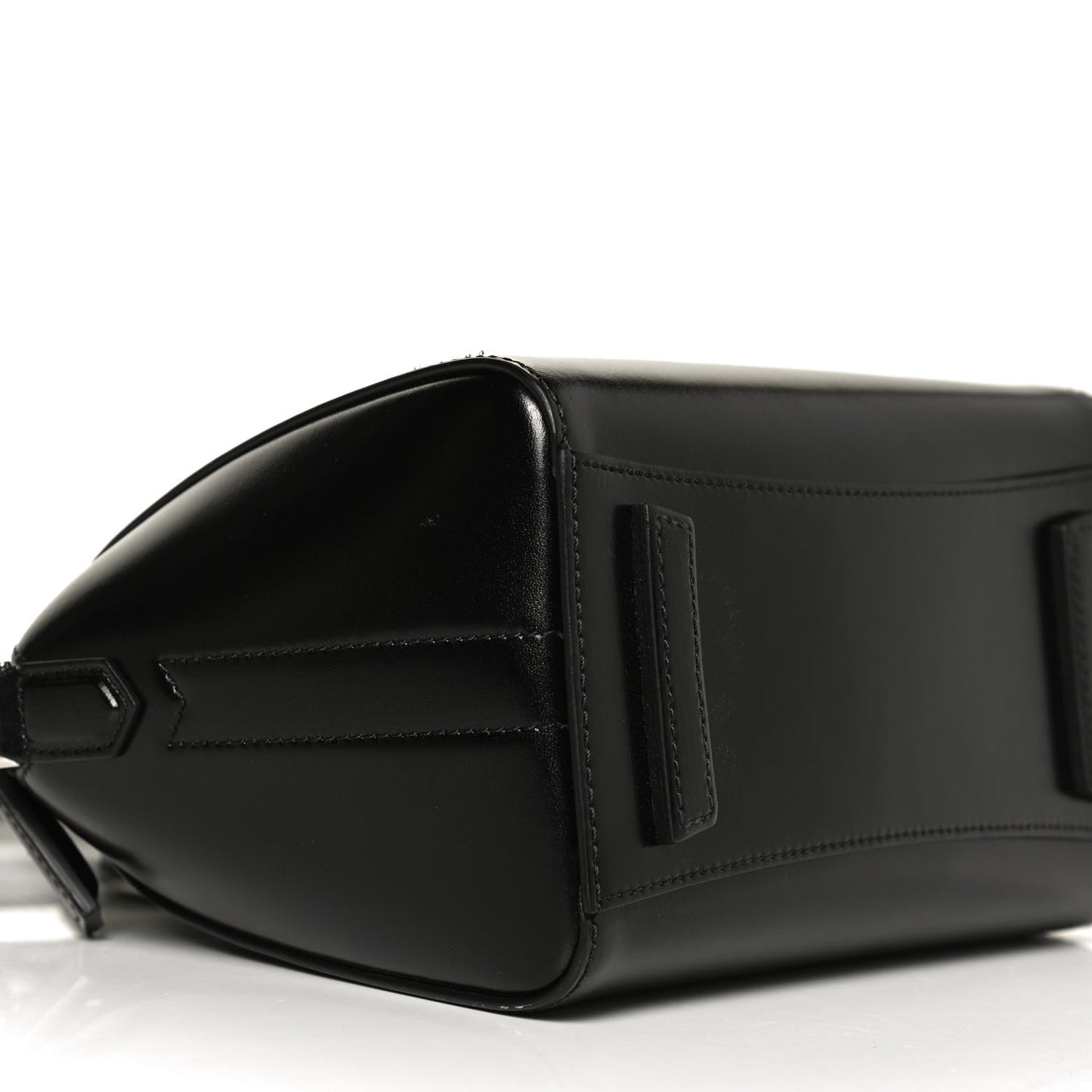 Shiny Lord Calfskin Mini Antigona Black