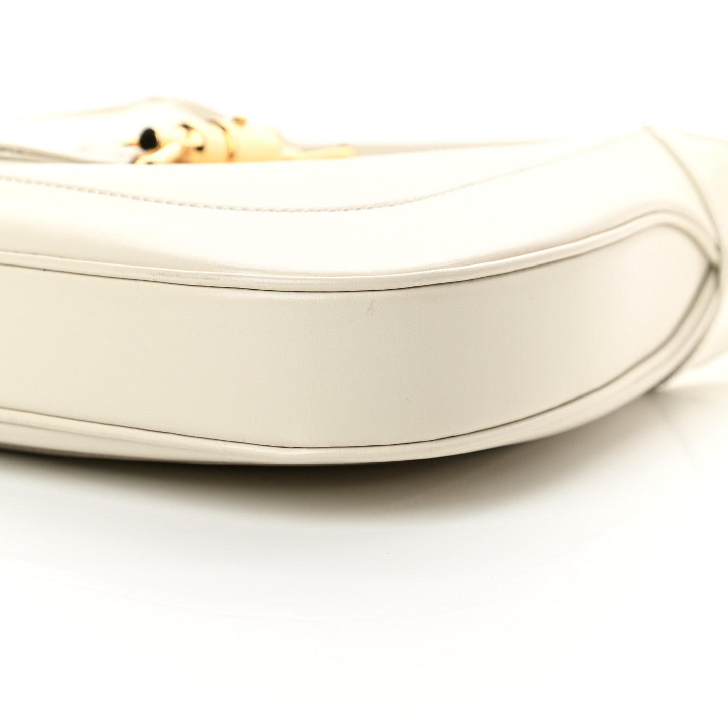 Boarded Dyana Lux Calfskin Small Jackie 1961 Hobo Mystic White