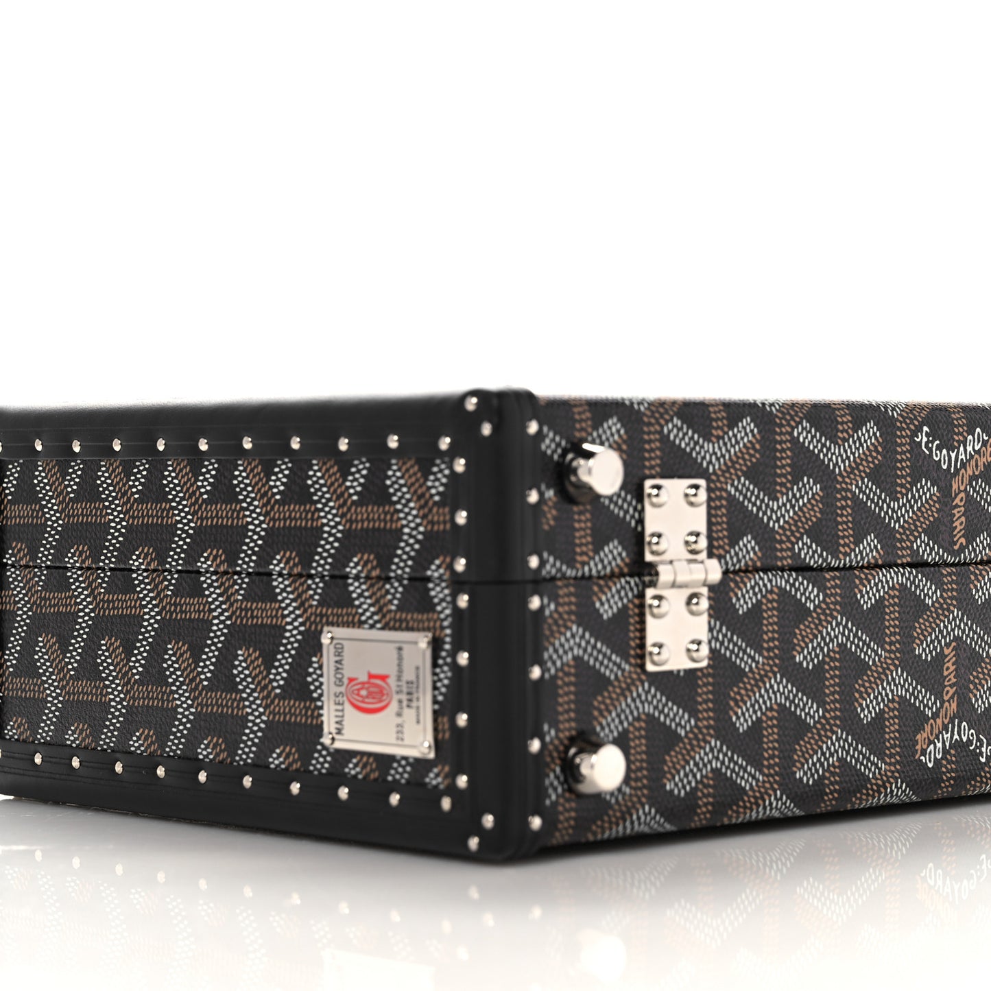 Goyardine Grand Hotel Trunk Bag Black