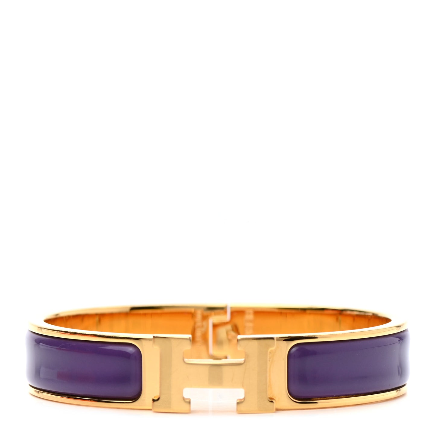 Enamel Narrow Clic Clac H Bracelet PM Iris
