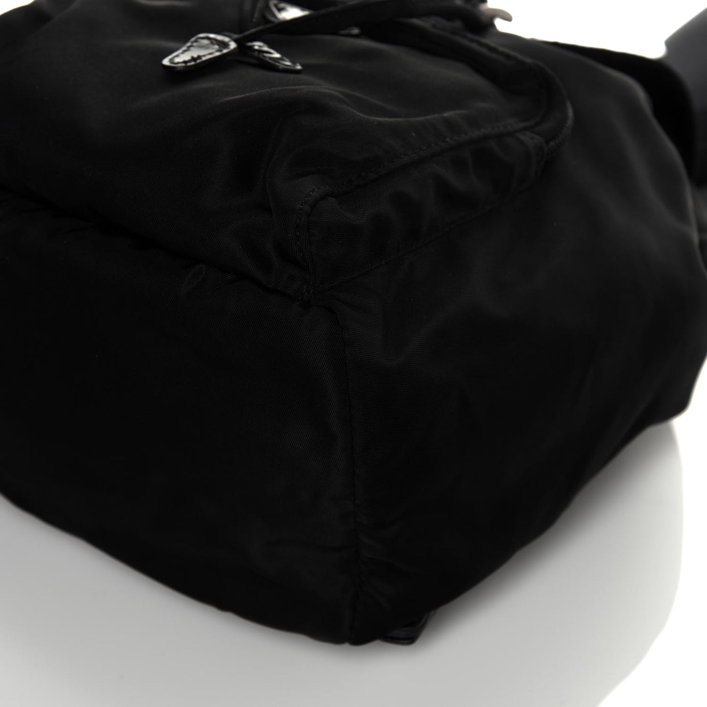 Tessuto Nylon Vela Cinch Backpack Black