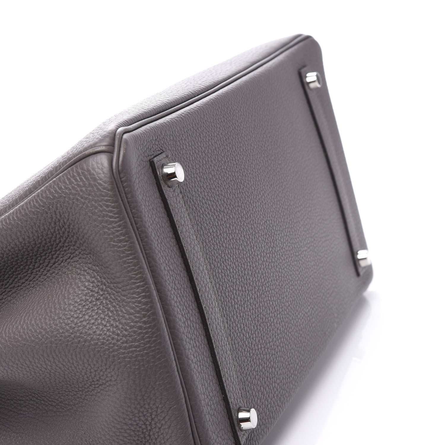 Hermes Togo Birkin 35 Etain 9 of 32