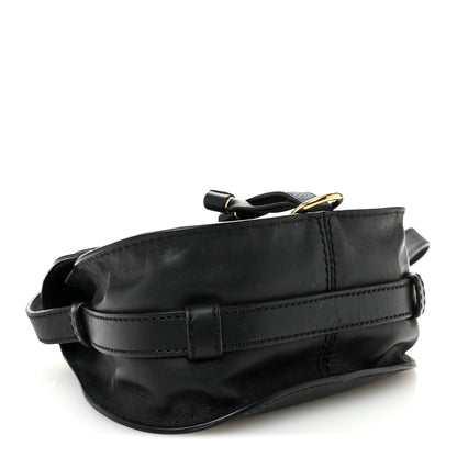 Chloe Calfskin Mini Marcie Metal Bar Trim Crossbody Bag Black 4 of 12