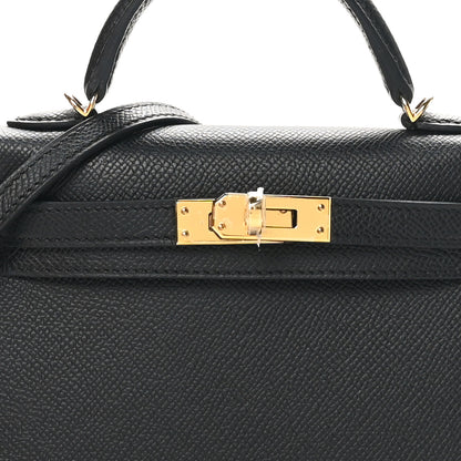 Hermes Epsom Mini Kelly Sellier 20 Black 8 of 11