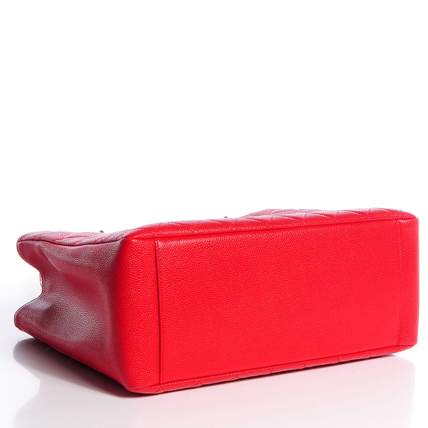 Chanel Caviar Grand Shopping Tote GST Red 4 of 8
