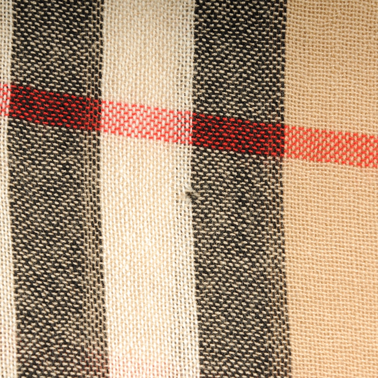 Burberry Merino Wool Cashmere Giant Check Crinkle Scarf Camel 8 of 10