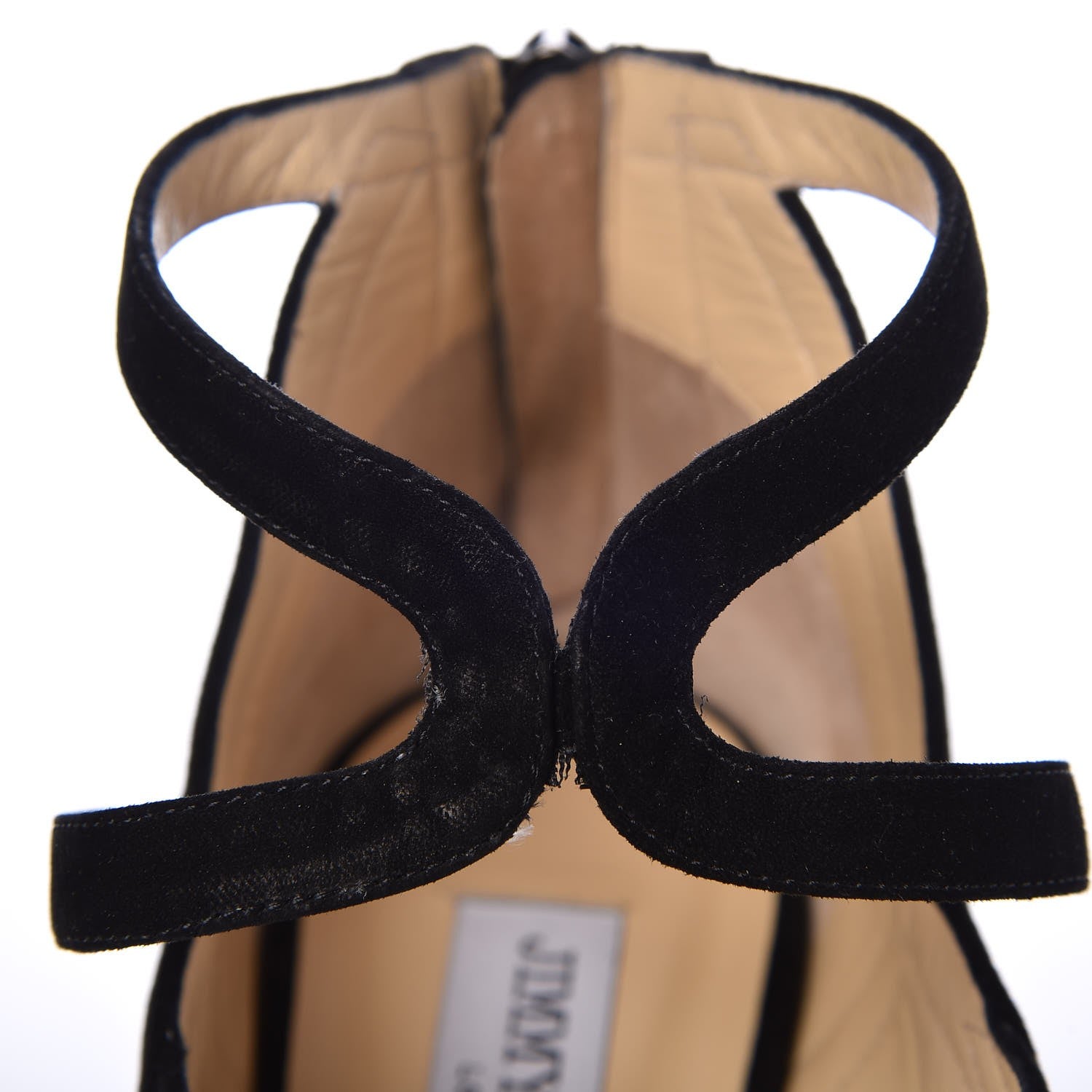 Jimmy Choo Suede Sequin Tempest Sandals 41.5 Silver 10 of 15