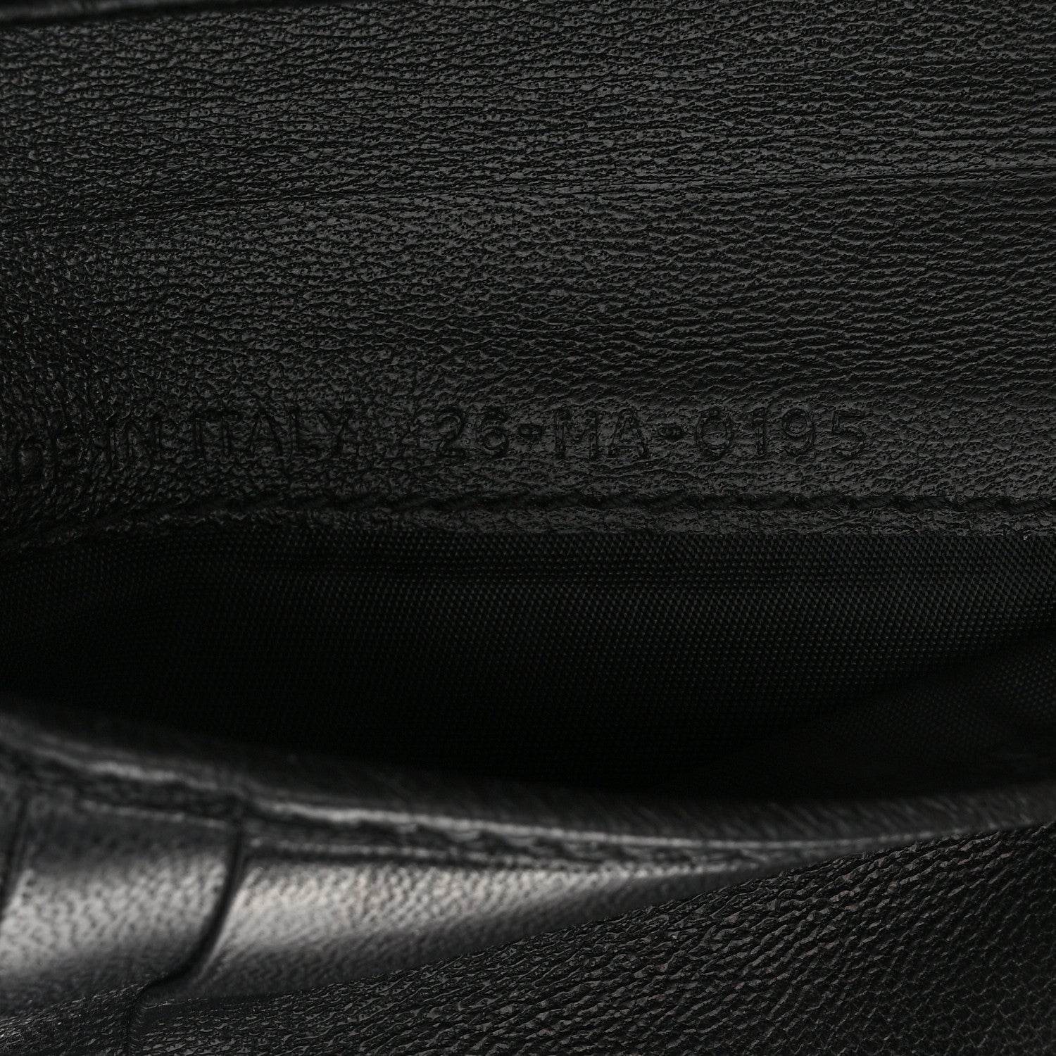 Christian Dior Grained Calfskin Cannage Diorama Elancee Wallet Black 8 of 8