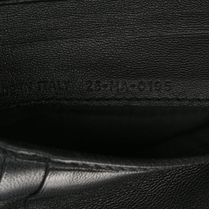 Christian Dior Grained Calfskin Cannage Diorama Elancee Wallet Black 8 of 8