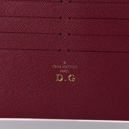 Louis Vuitton Calfskin Felicie Card Holder Insert Fuchsia 7 of 7