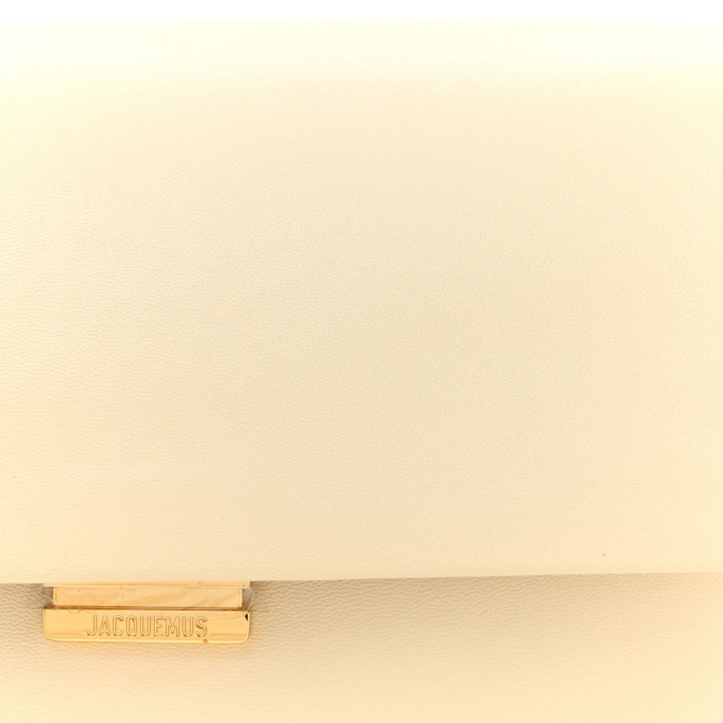 Smooth Calfskin Le Rond Carre Shoulder Bag Light Ivory