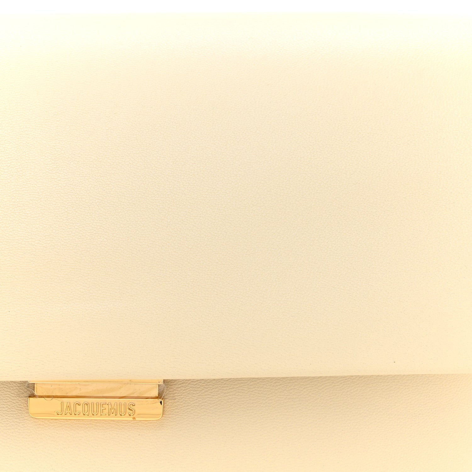 Jacquemus Smooth Calfskin Le Rond Carre Shoulder Bag Light Ivory 8 of 14