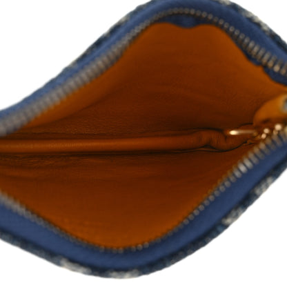 Louis Vuitton LOUIS VUITTON Monogram Denim Key Pouch Blue 5 of 6