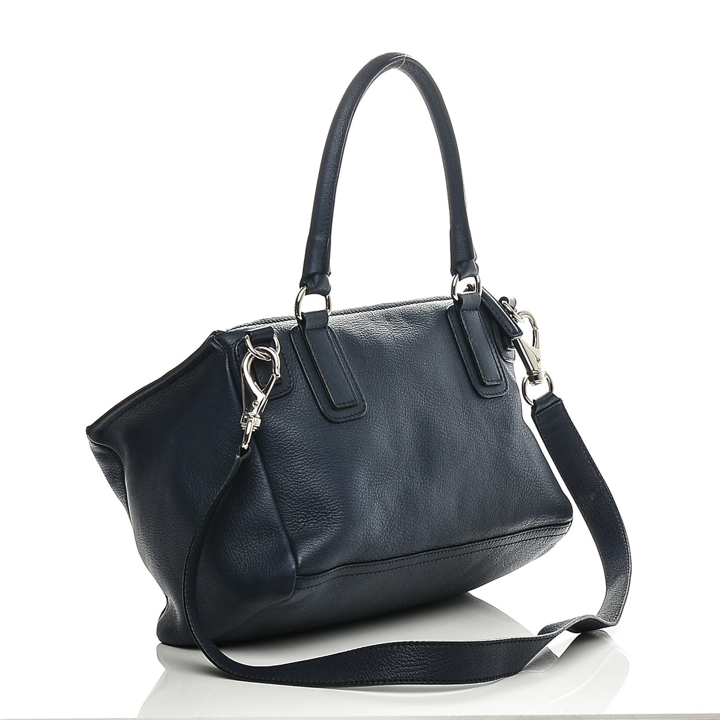 Goatskin Medium Pandora Navy