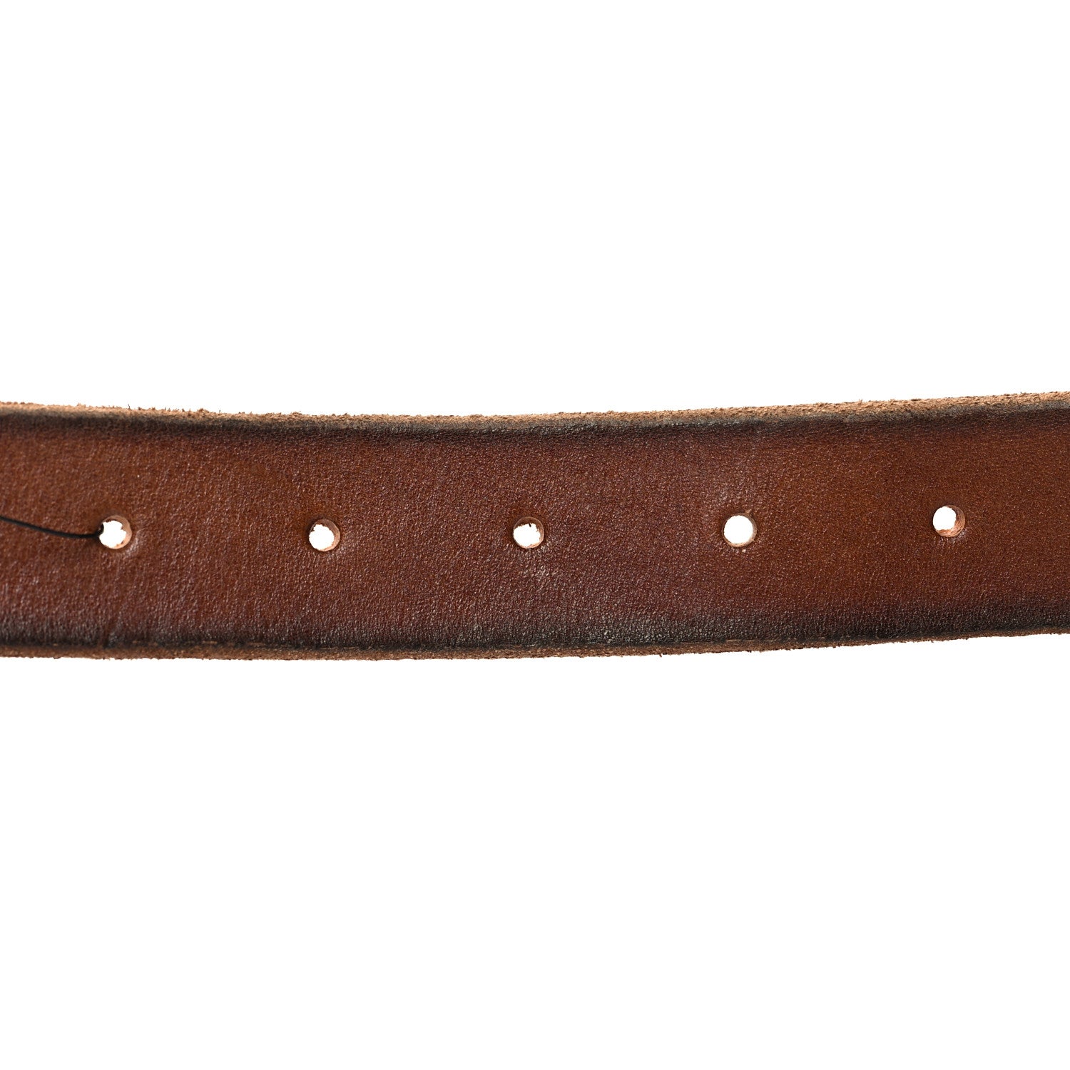Gucci Calfskin Brass Feline Buckle Belt 80 32 Toscano 4 of 5