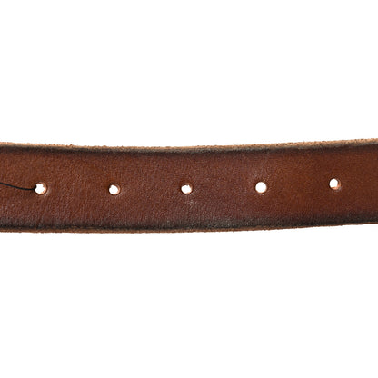 Gucci Calfskin Brass Feline Buckle Belt 80 32 Toscano 4 of 5