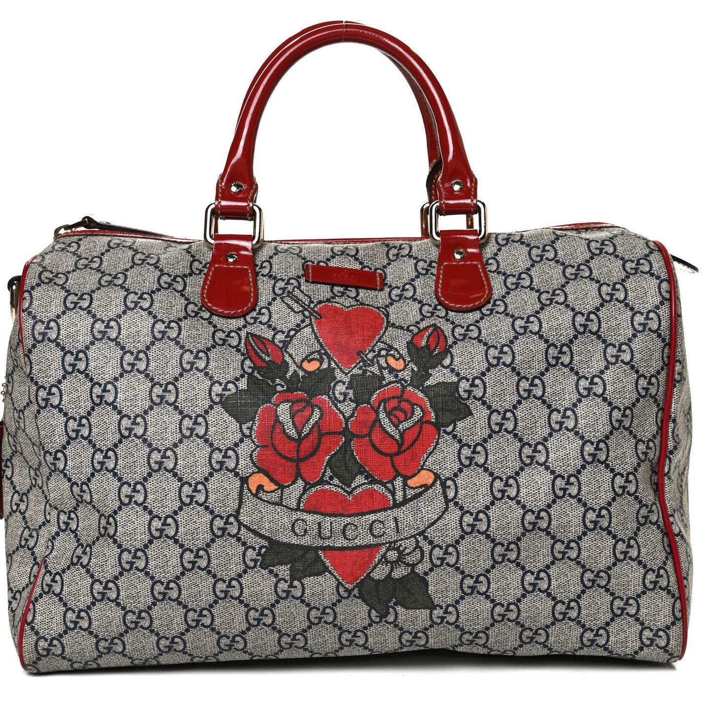 GG Plus Monogram Tattoo Heart Medium Joy Boston Red