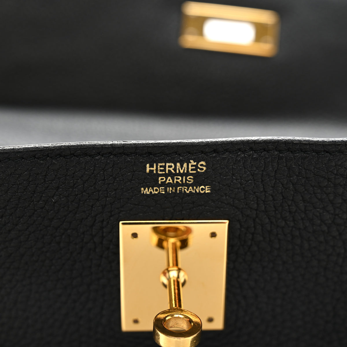 Hermes Togo Kelly Retourne 32 Black 6 of 15
