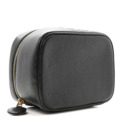 Chanel Caviar Vanity Cosmetic Case Black 4 of 9