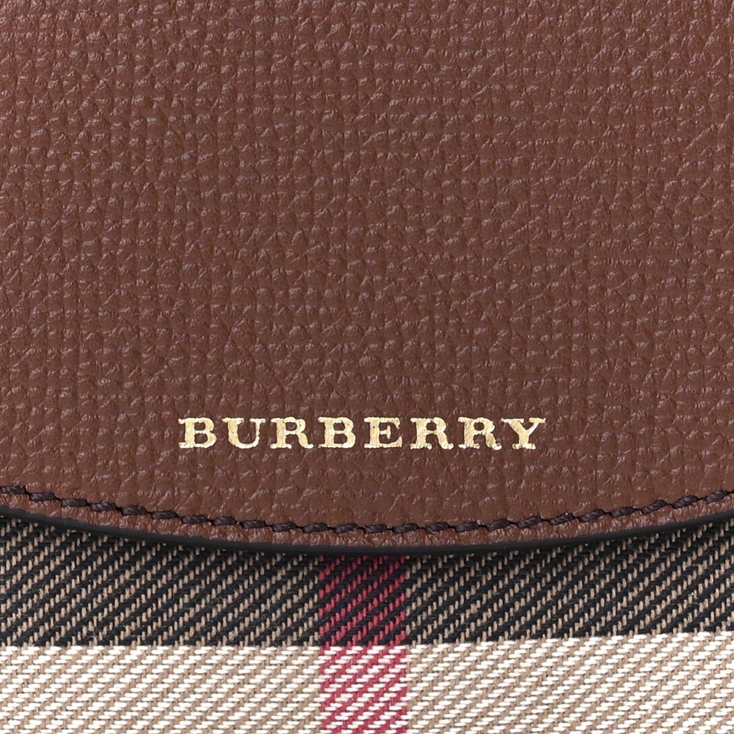 Burberry House Check Luna French Wallet Brown 8 of 11