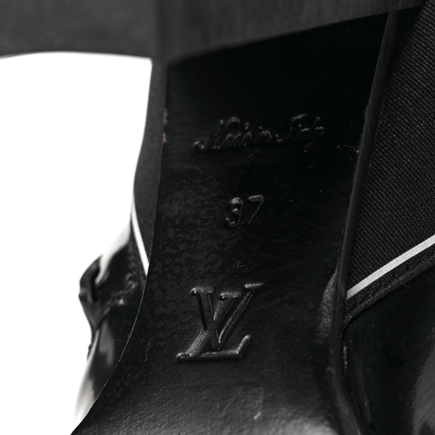 Louis Vuitton Glazed Calfskin Star Trail Ankle Boots 37 Black 6 of 6