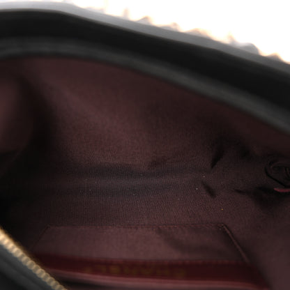 Chanel Lambskin Chain Frame Shoulder Bag Black 5 of 10