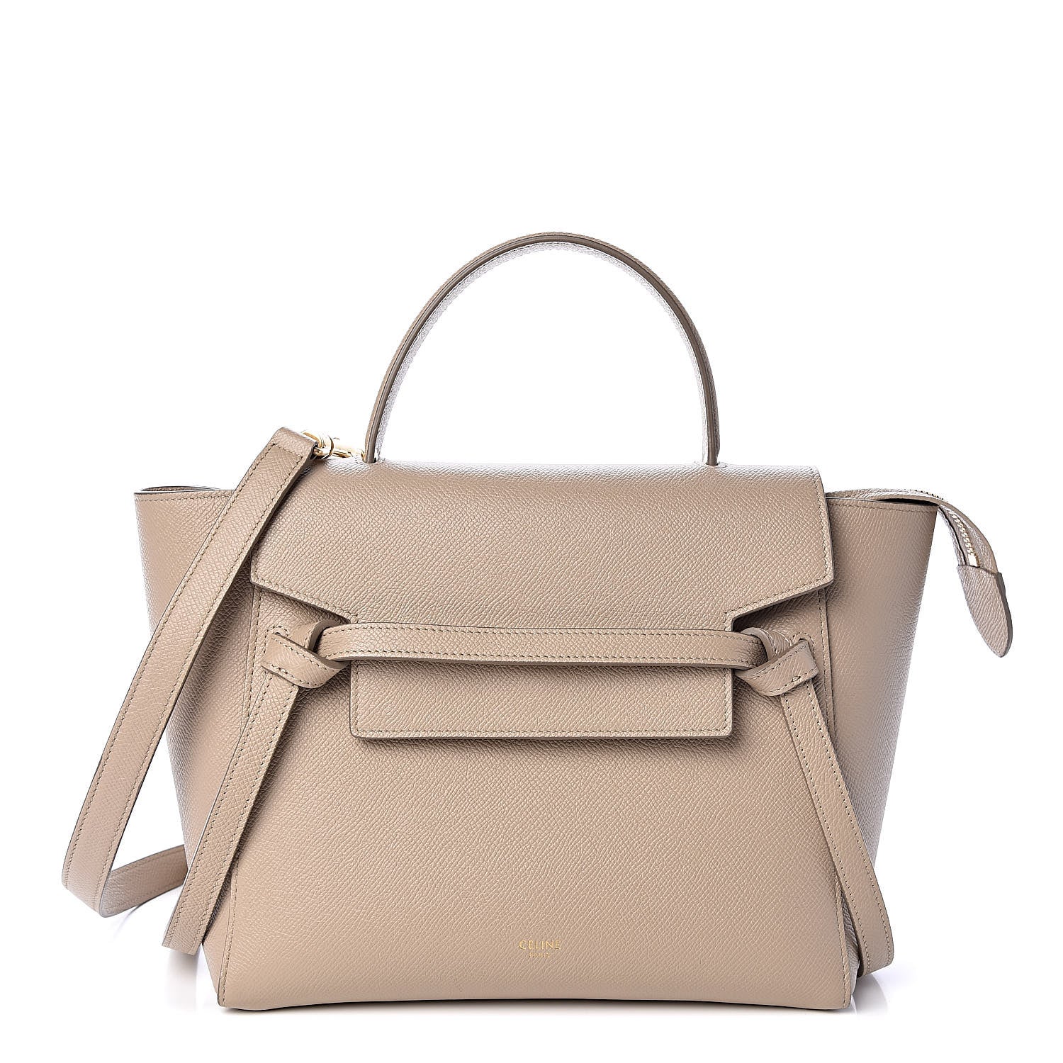 Celine Grained Calfskin Micro Belt Bag Light Taupe 1 of 10