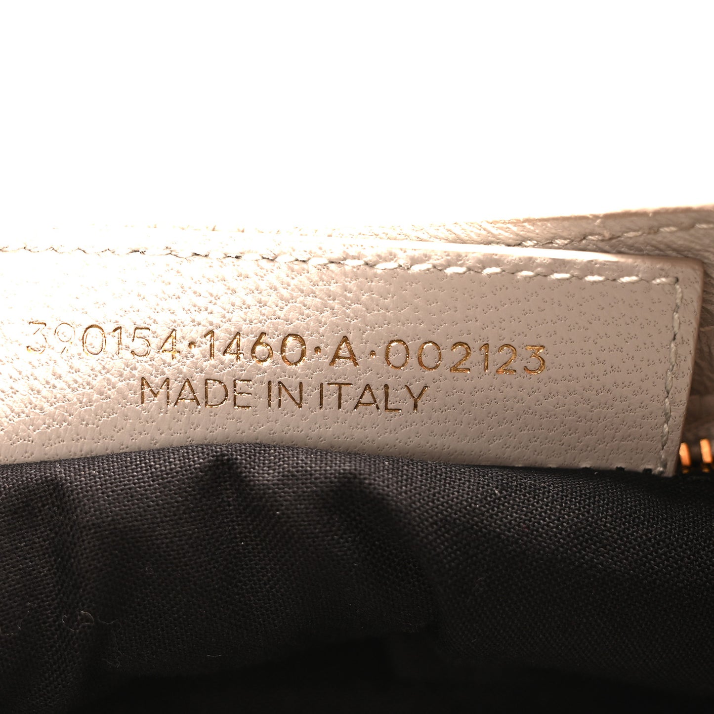 Agneau Gold Metallic Edge Hardware City Gris Glace