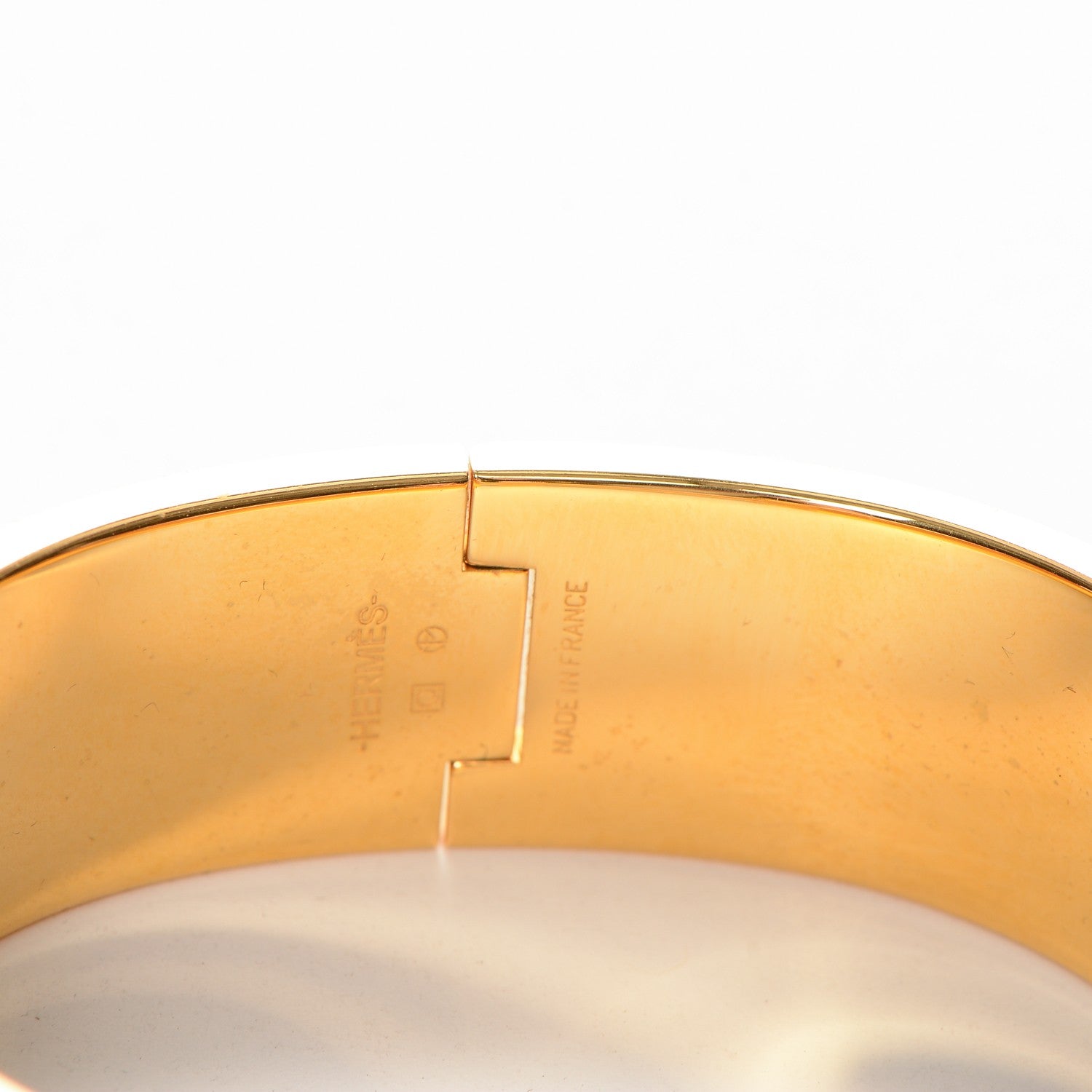 Hermes Enamel Wide Clic Clac H Bracelet GM Black 4 of 4