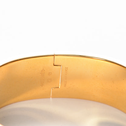 Hermes Enamel Wide Clic Clac H Bracelet GM Black 4 of 4