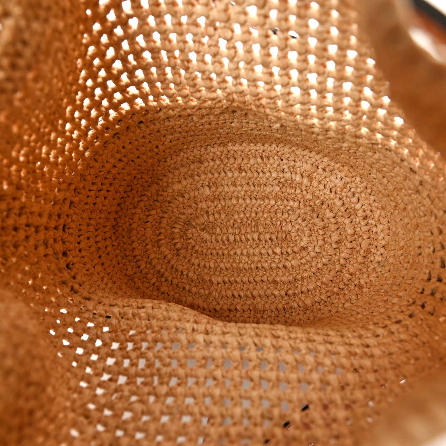 Loewe Raffia Calfskin Balloon Bucket Bag Natural Tan 5 of 10