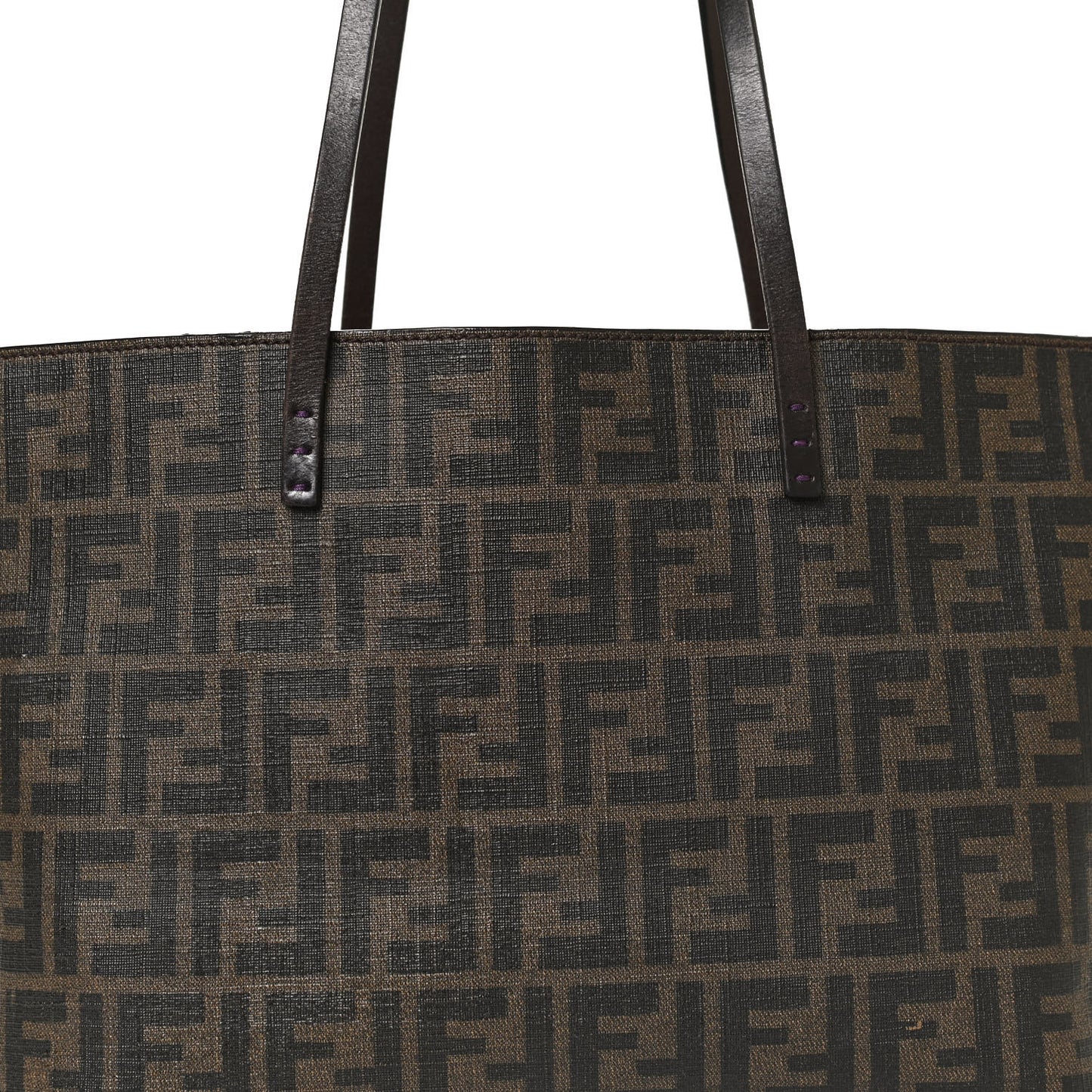Zucca Spalmati Small Roll Tote Tobacco Blue