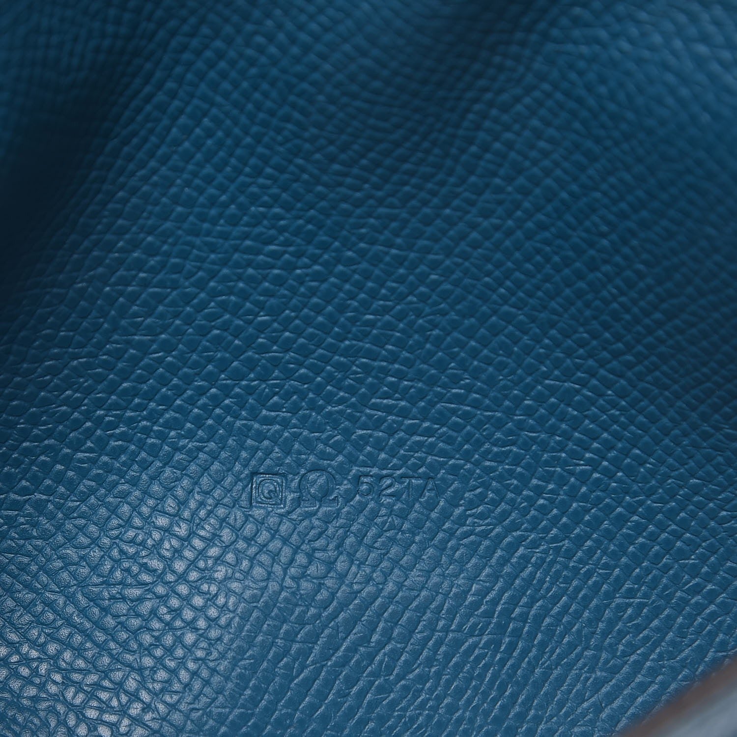 Hermes Epsom Bearn Gusset Wallet Bleu Izmir 7 of 12