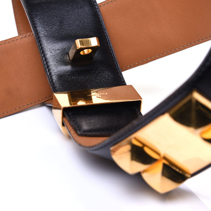 Hermes Box Collier De Chien CDC Belt 75 Black 10 of 12