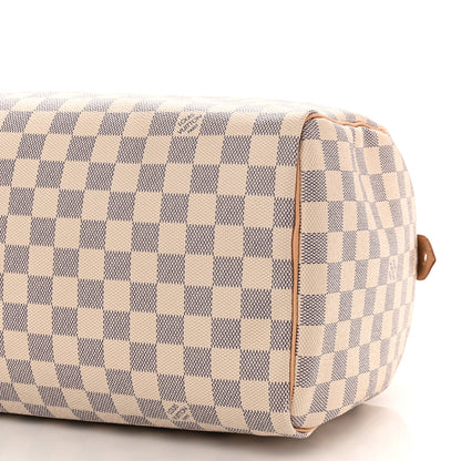 Louis Vuitton Damier Azur Speedy 30 9 of 9