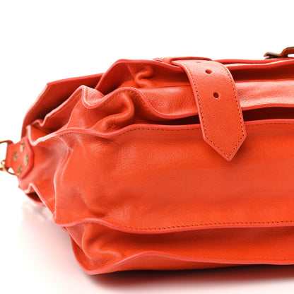 Proenza Schouler Lambskin Large PS1 Satchel Orange 9 of 10
