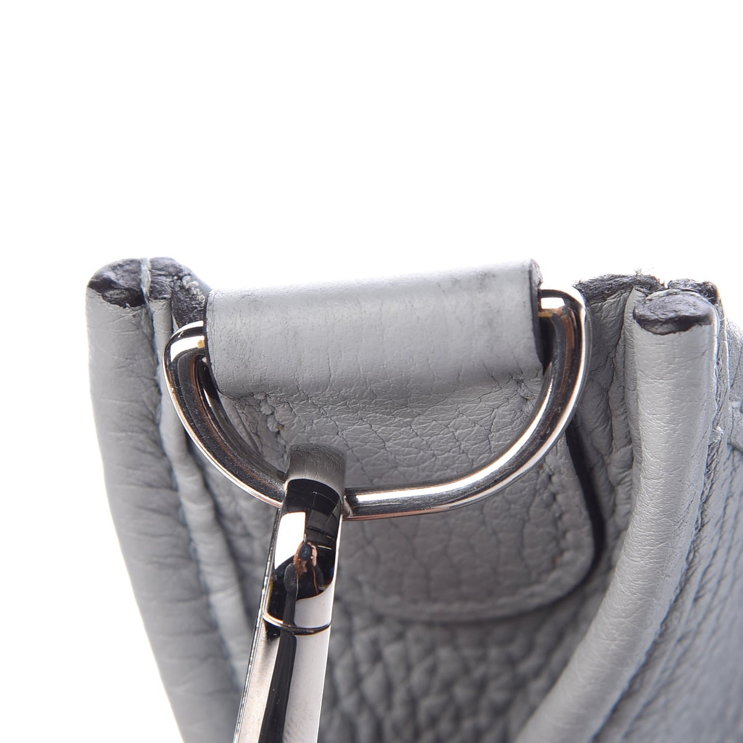 Hermes Taurillon Clemence Evelyne III PM Gris Mouette 10 of 12