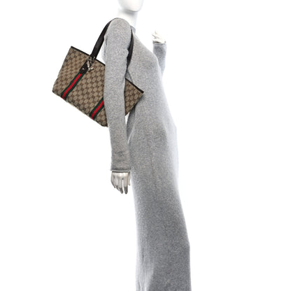 Gucci Monogram Medium Jolicoeur Tote Dark Brown 2 of 10