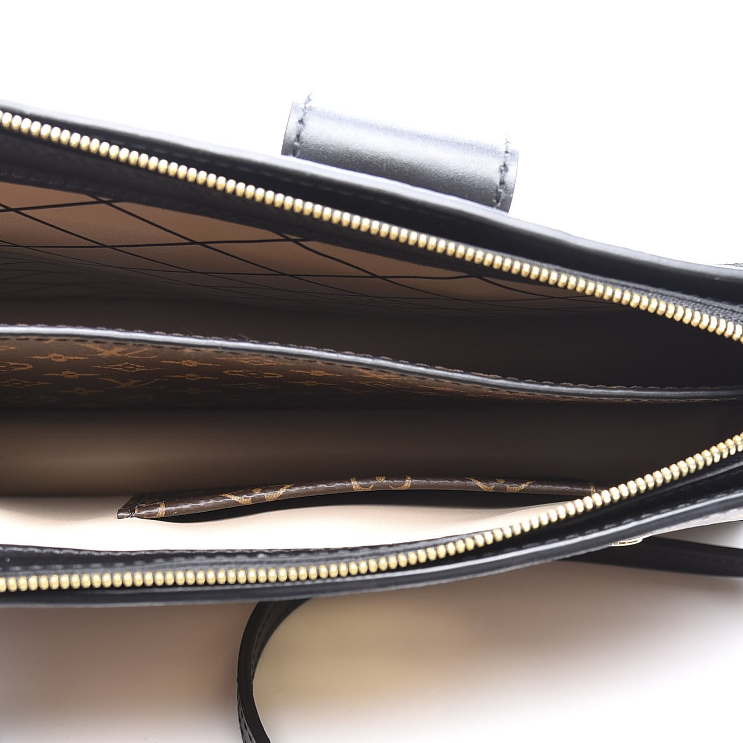 Reverse Monogram Trunk Clutch