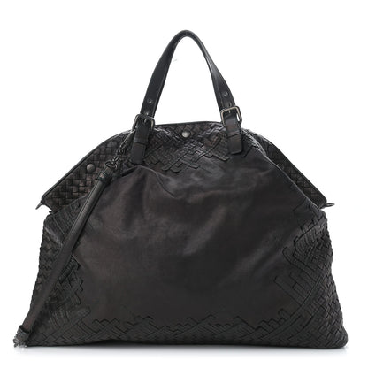 Bottega Veneta Nappa Intrecciato Maxi Convertible Tote Brown 1 of 13