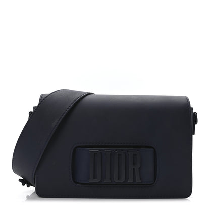 Christian Dior Smooth Calfskin Dio(r)evolution Flap Bag Dark Blue 1 of 9