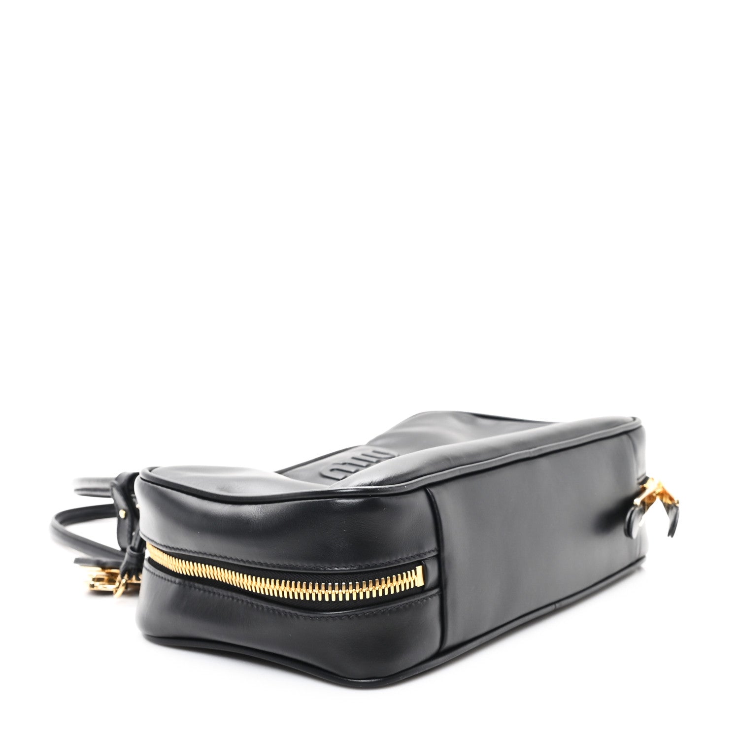 Miu Miu Calfskin Softy Medium Beau Top Handle Bag Black 4 of 9