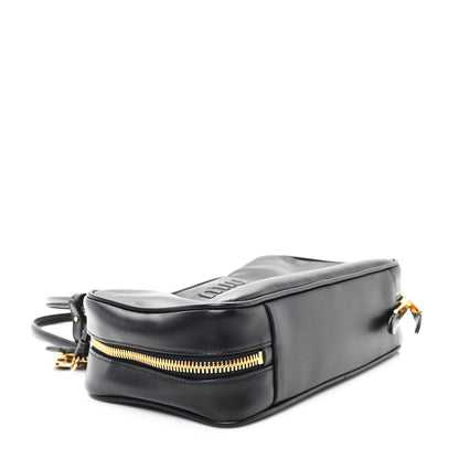 Miu Miu Calfskin Softy Medium Beau Top Handle Bag Black 4 of 9