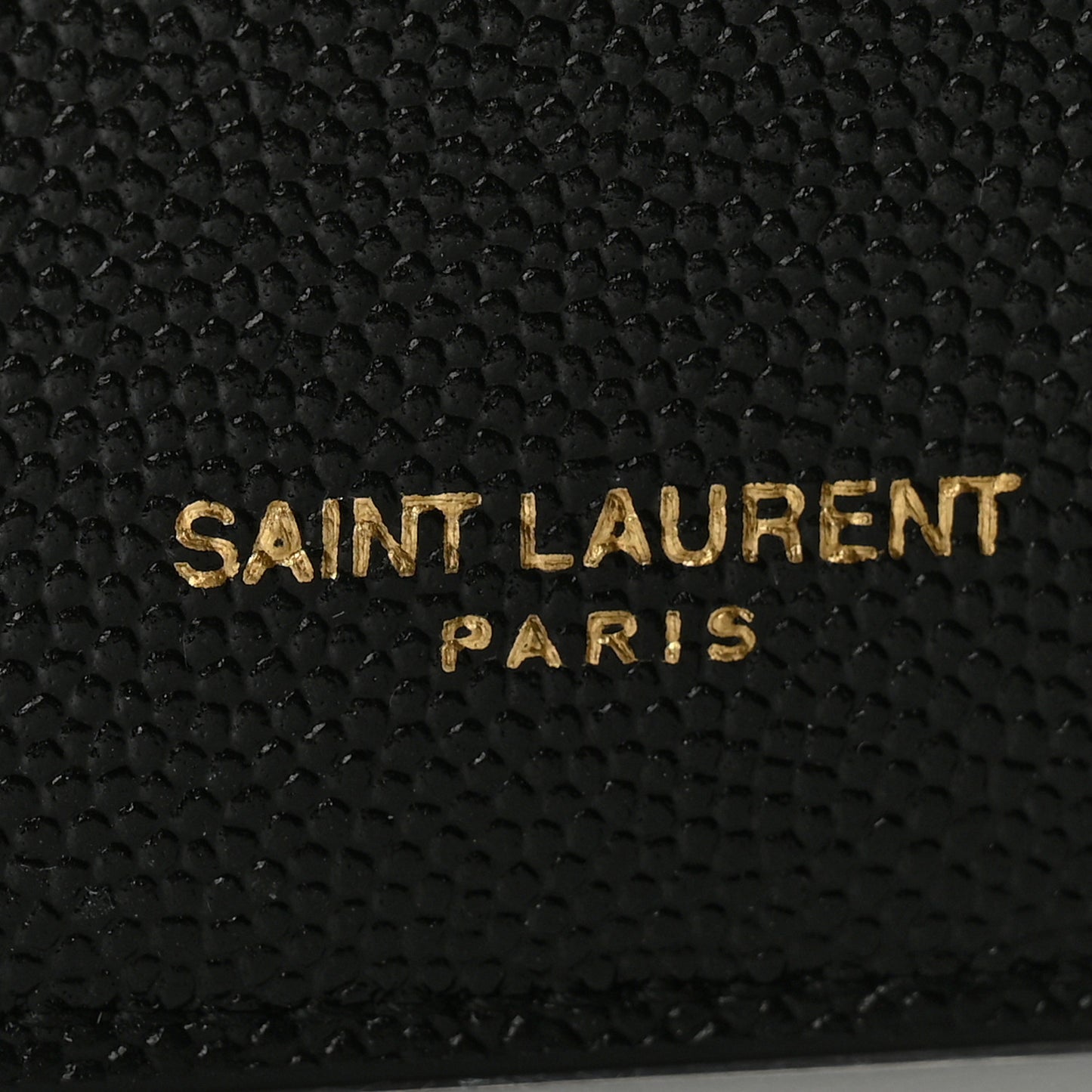 Grain De Poudre Monogram Bi-Fold Wallet Black