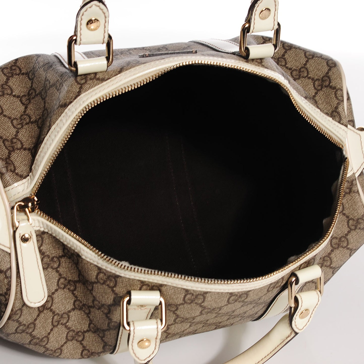 GG Plus Monogram Medium Joy Boston Off White