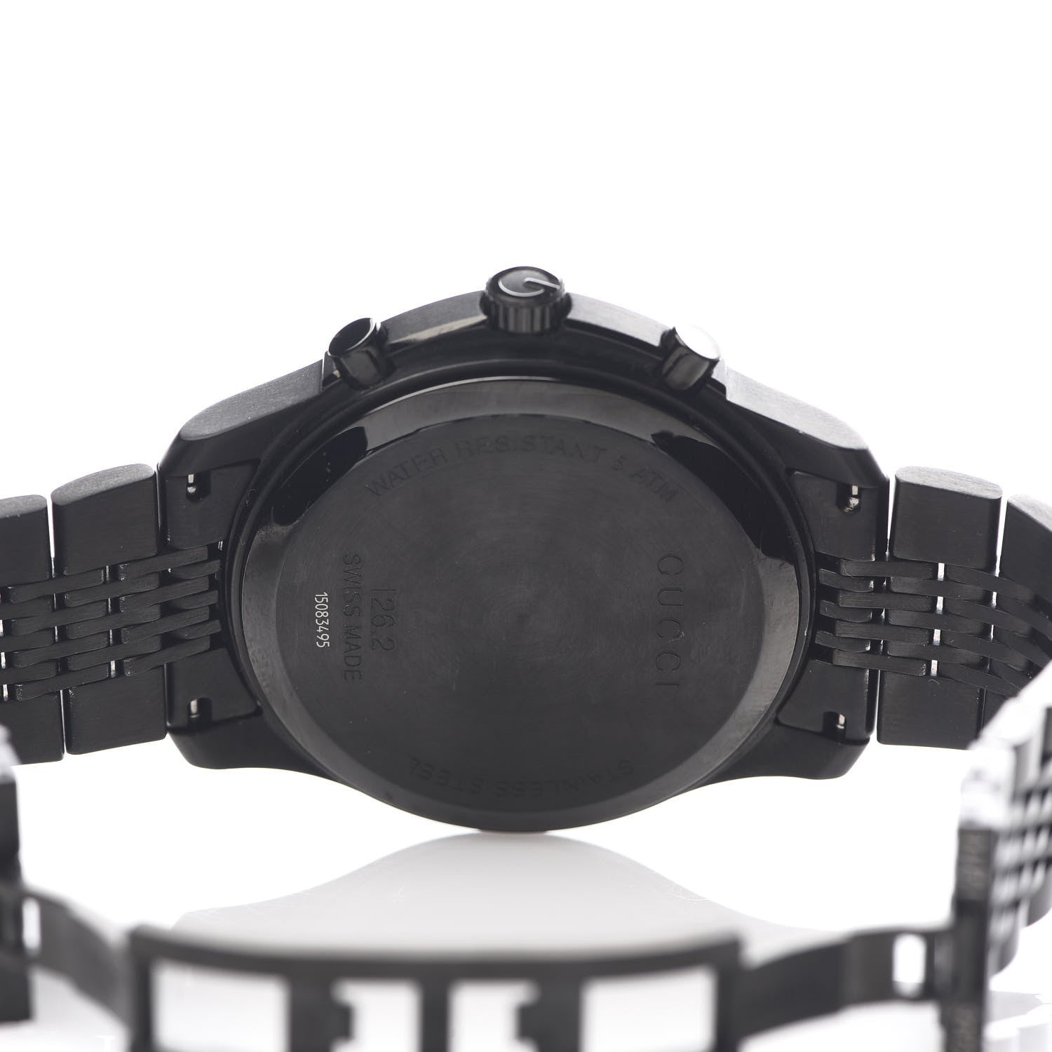 Gucci PVD Stainless Steel 44mm G-Timeless Chronograph Quartz Watch Black 4 of 6