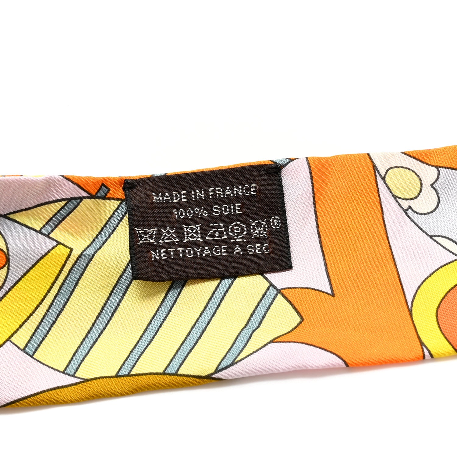 Hermes Silk Les Murmures de la Foret Twilly Jaune Vif Vert Miel 3 of 5