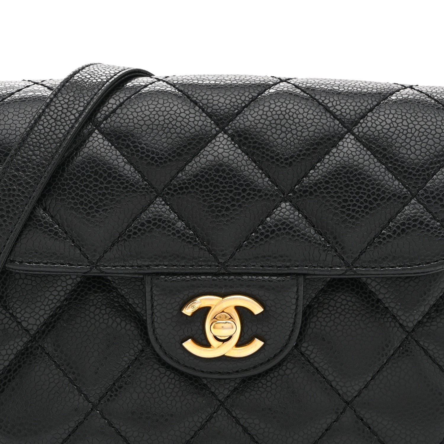 Chanel Caviar Quilted Mini Chain Flap Black 8 of 10